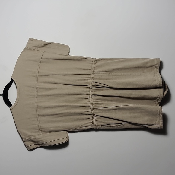 IRO Olno Pull-On 100% Cotton Twill Fabric Romper in Beige Size 36 US 4 - Picture 12 of 16